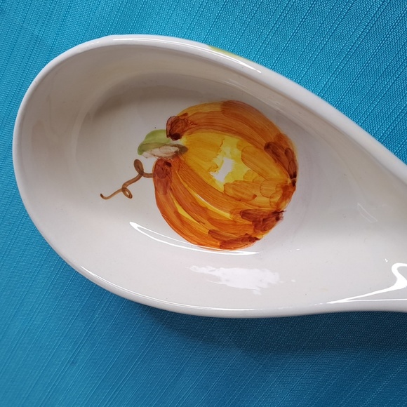 10" pumpkin 🎃 spoon rest - Picture 2 of 4